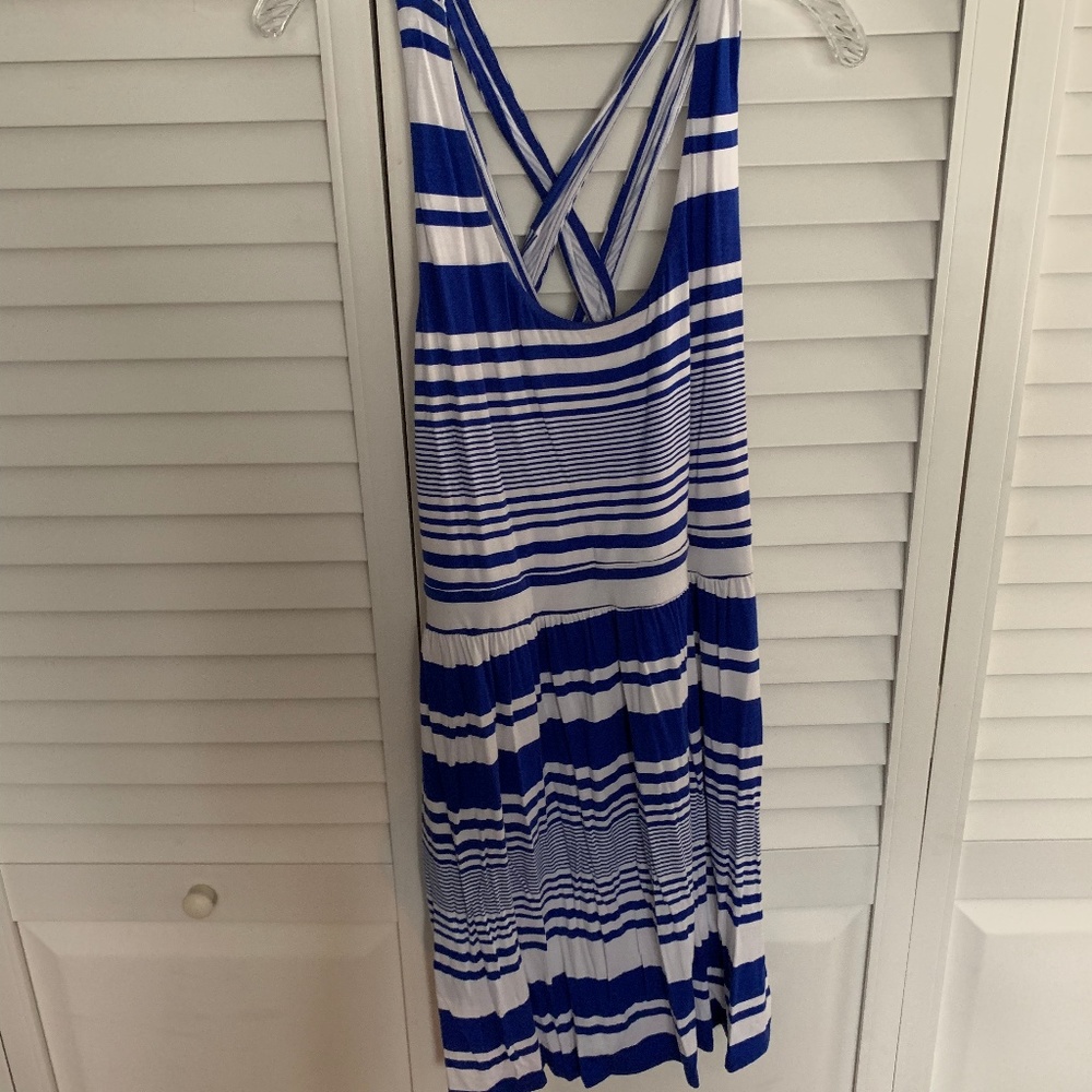 Blue and White Stripe Envi cotton dress